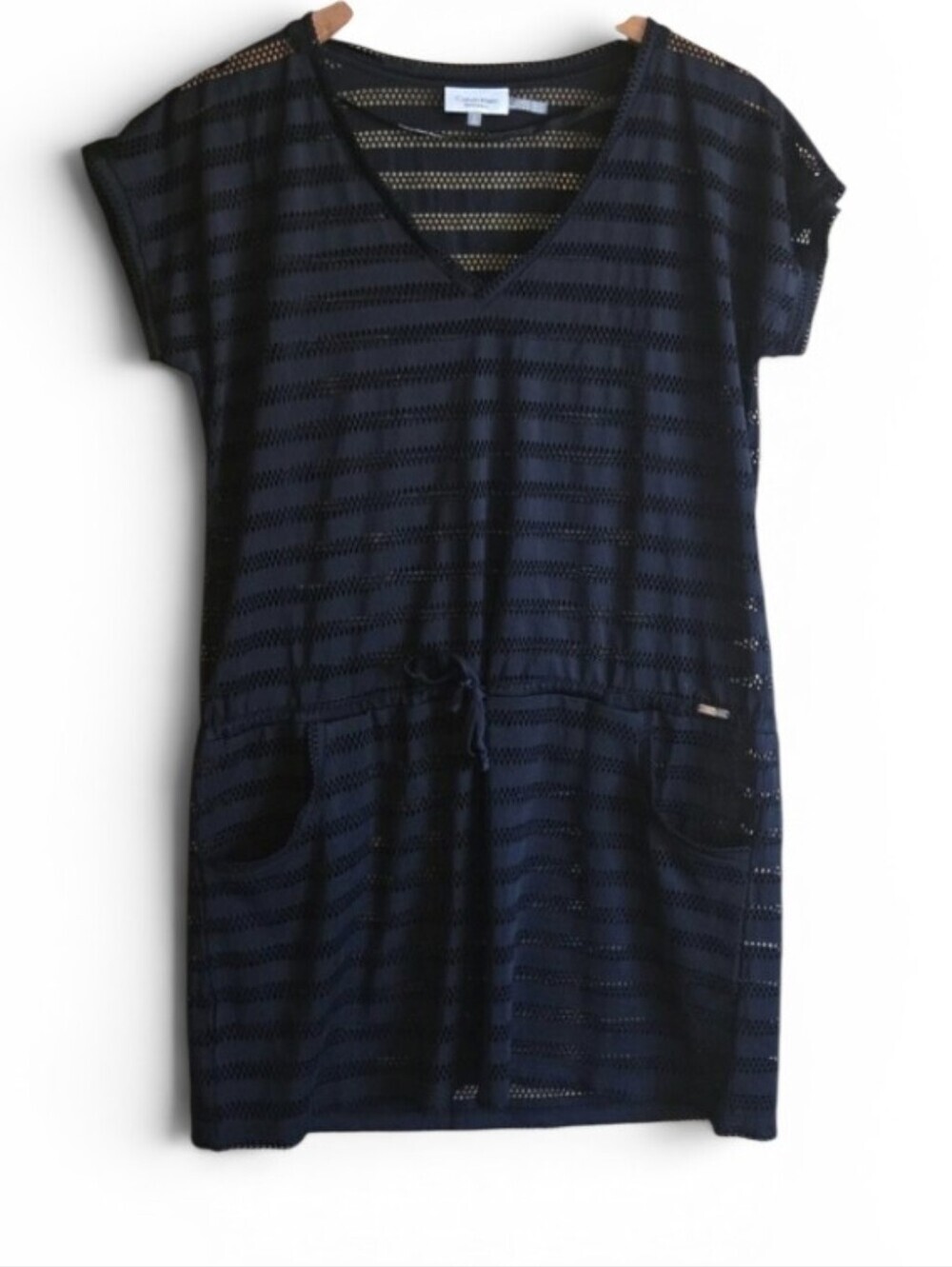 Calvin Klein Swimwear Mesh Cover-Up Dress